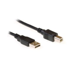 Ewent EC2402 USB-kabel USB 2.0 1,8 m USB A USB B Zwart