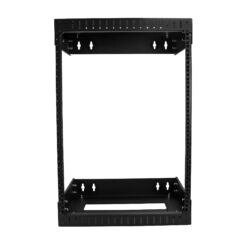 StarTech.com 2 Post 15U Heavy-Duty Wandmonteerbare Server Rack, 19" Open Frame Netwerk Rack met Verstelbare Diepte, Data Rack voor IT/AV/Patchpaneel/Computer Apparatuur, Incl Kooimoeren en Schroeven - Afbeelding 3