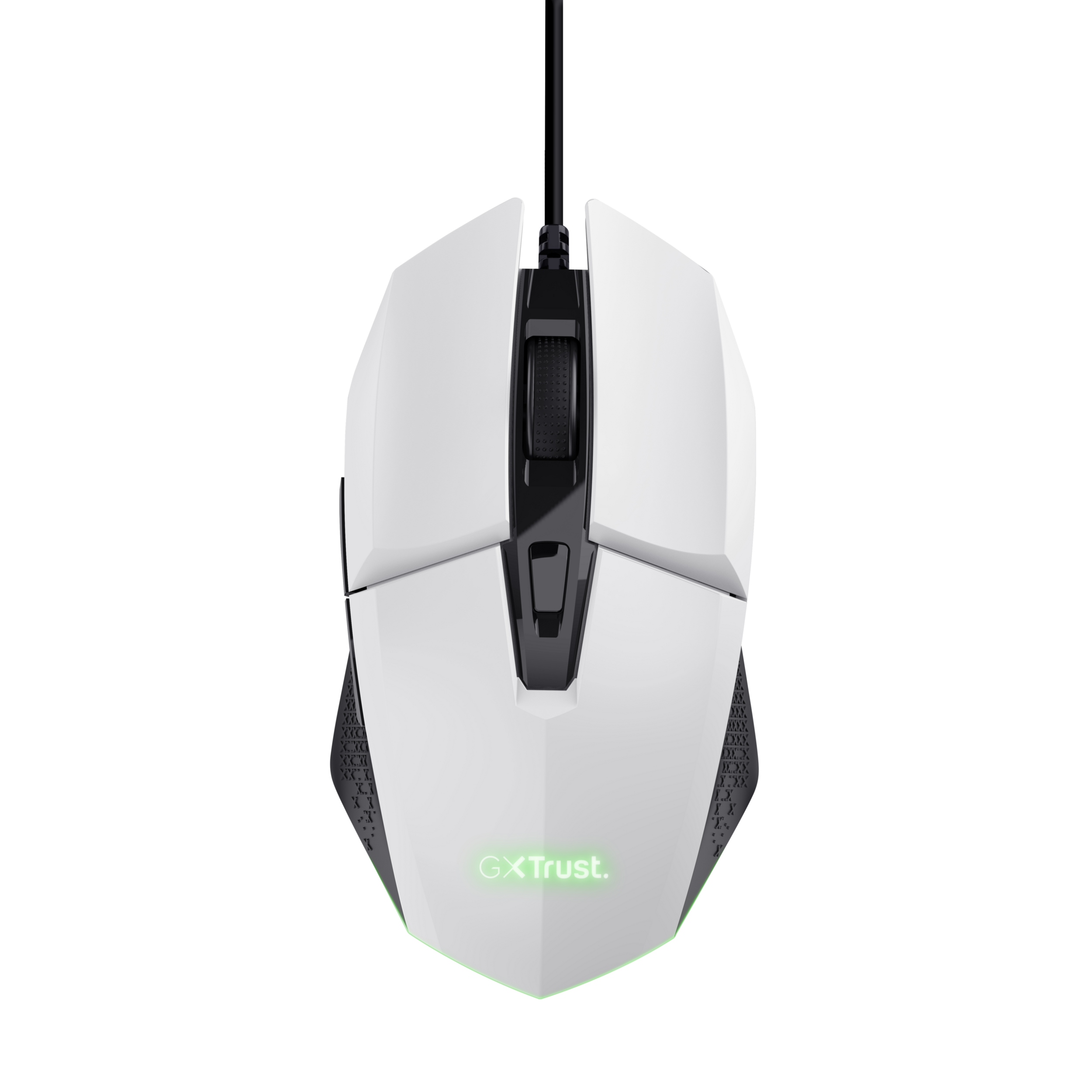 Trust GXT 109W Felox Gaming Muis - Bedrade gamingmuis – 6 programmeerbare knoppen – 6400 DPI – Wit - Afbeelding 5