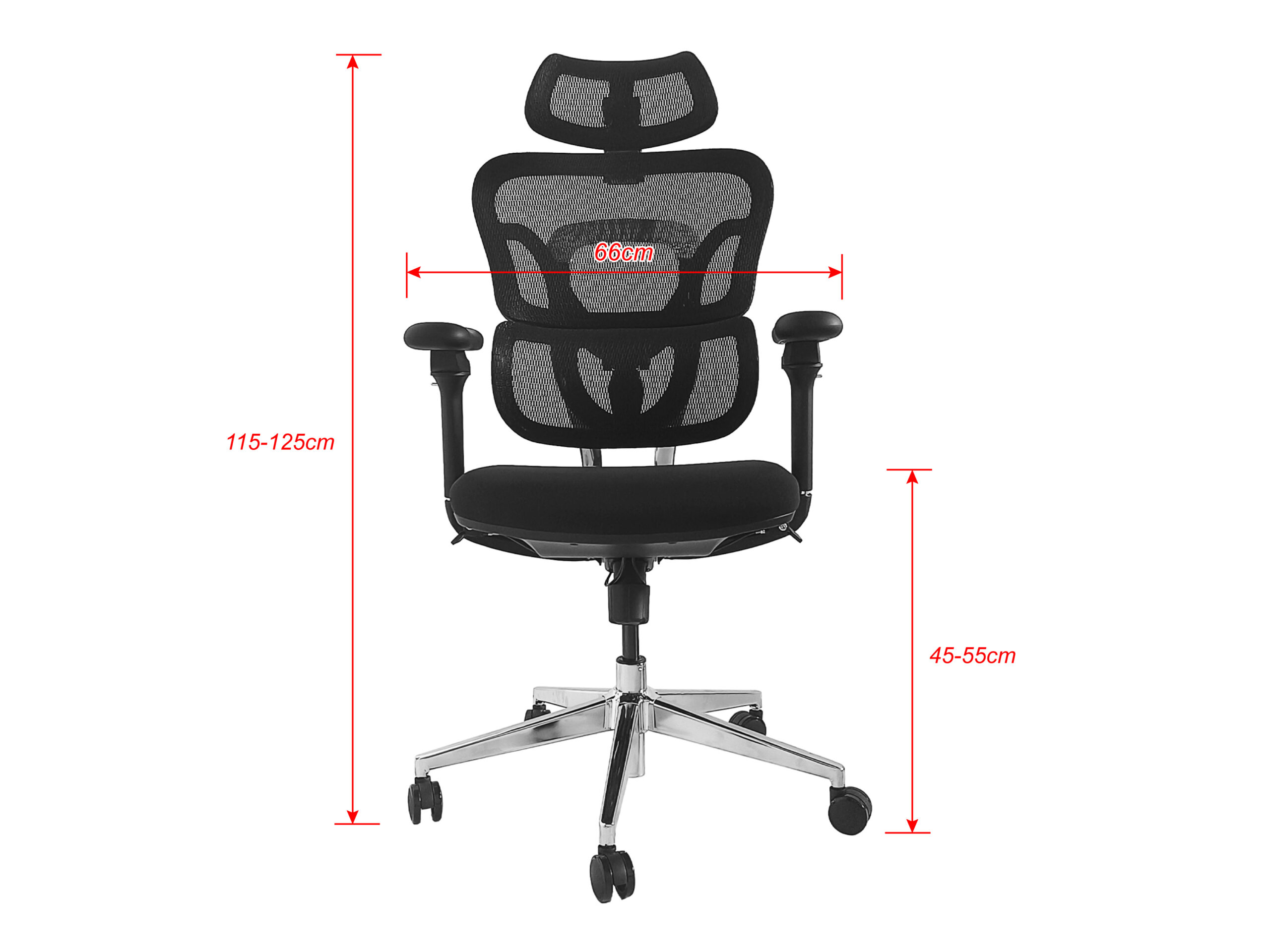 Equip 651053 bureau- en computerstoel Gecapitonneerde zitting Netrugleuning - Afbeelding 7