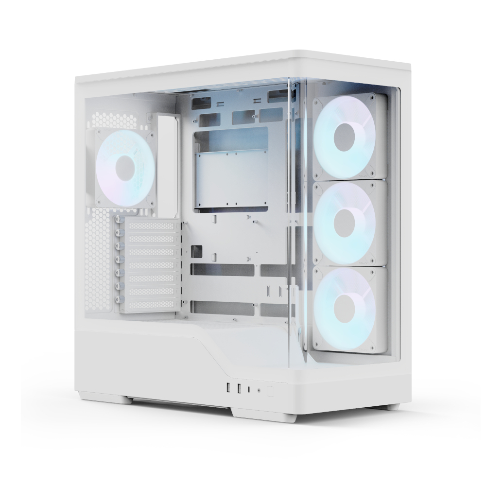 Aerocool P500A-WT Midi Tower Wit