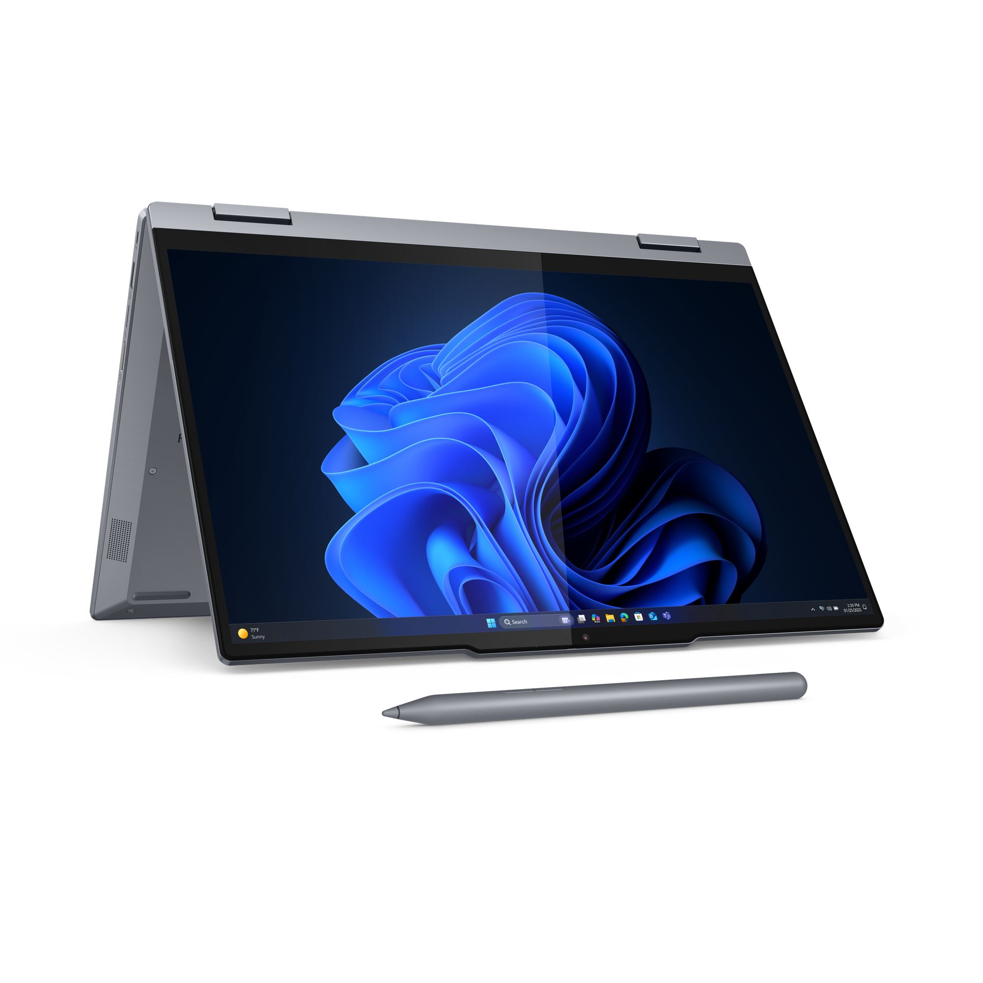 Lenovo ThinkBook 14 2-in-1 G5 IAU Intel Core Ultra 5 225U Hybride (2-in-1) 35,6 cm (14") Touchscreen WUXGA 16 GB DDR5-SDRAM 512 GB SSD Wi-Fi 6E (802.11ax) Windows 11 Pro US International Grijs - Afbeelding 13
