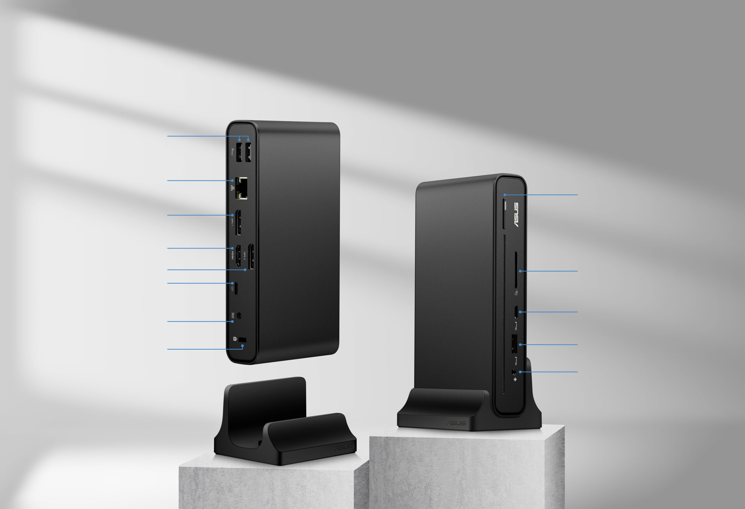 ASUS Triple Display USB-C Dock Duo DC301 Bedraad Zwart - Afbeelding 9