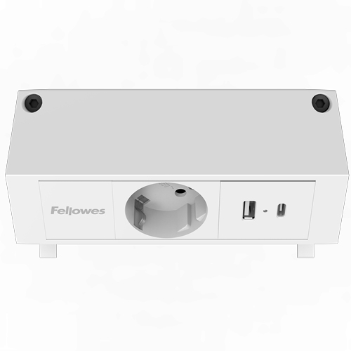 Fellowes 100137173 power uitbreiding 2 m 1 AC-uitgang(en) Binnen Wit - Afbeelding 4