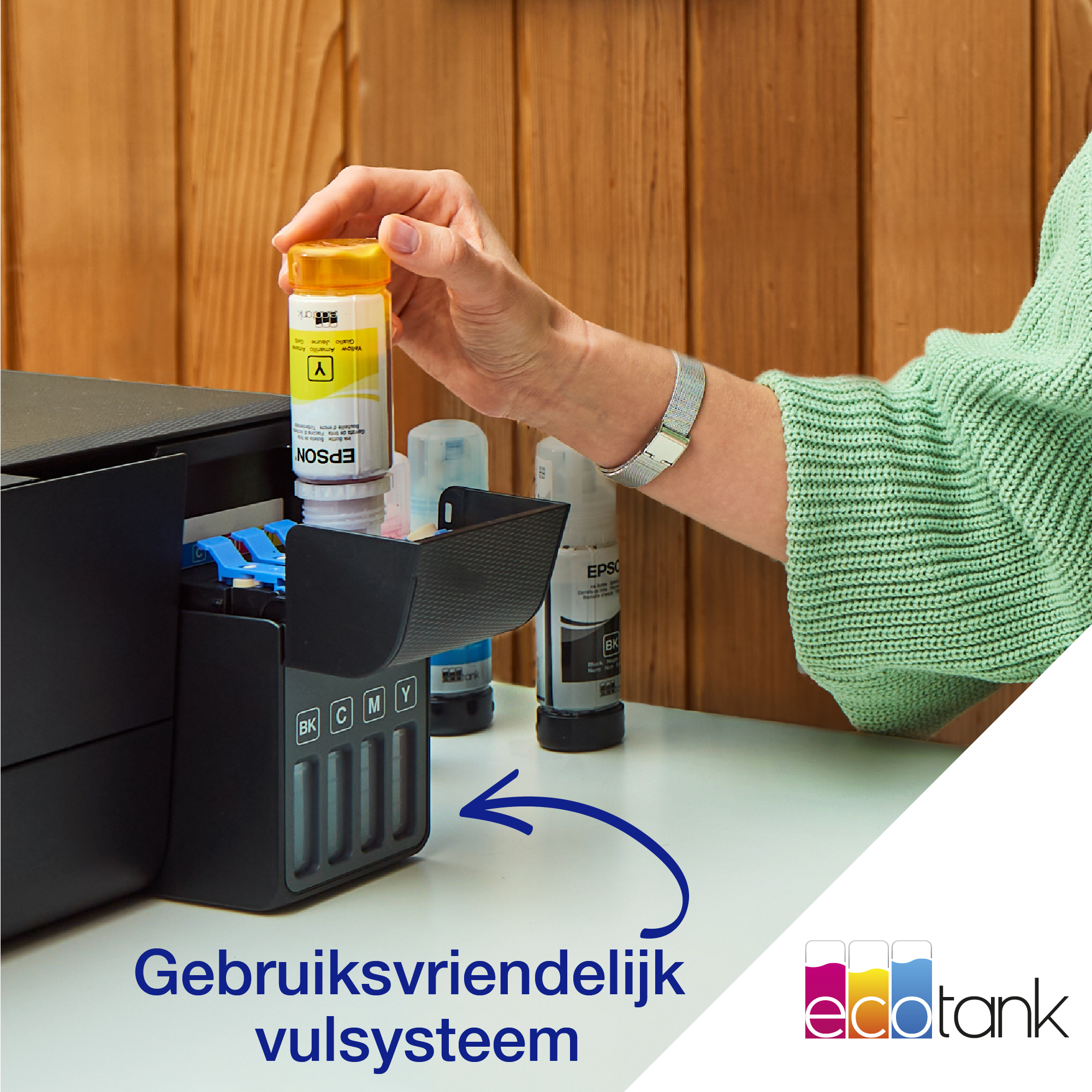 Epson EcoTank ET-2860 A4 multifunctionele Wi-Fi-printer met inkttank, inclusief tot 3 jaar inkt - Afbeelding 9