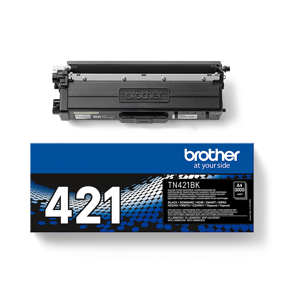 Brother TN-421BK tonercartridge 1 stuk(s) Origineel Zwart - Afbeelding 4