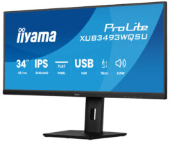 iiyama ProLite XUB3493WQSU-B6 computer monitor 86,4 cm (34") 3440 x 1440 Pixels UltraWide Quad HD LED Zwart - Afbeelding 4