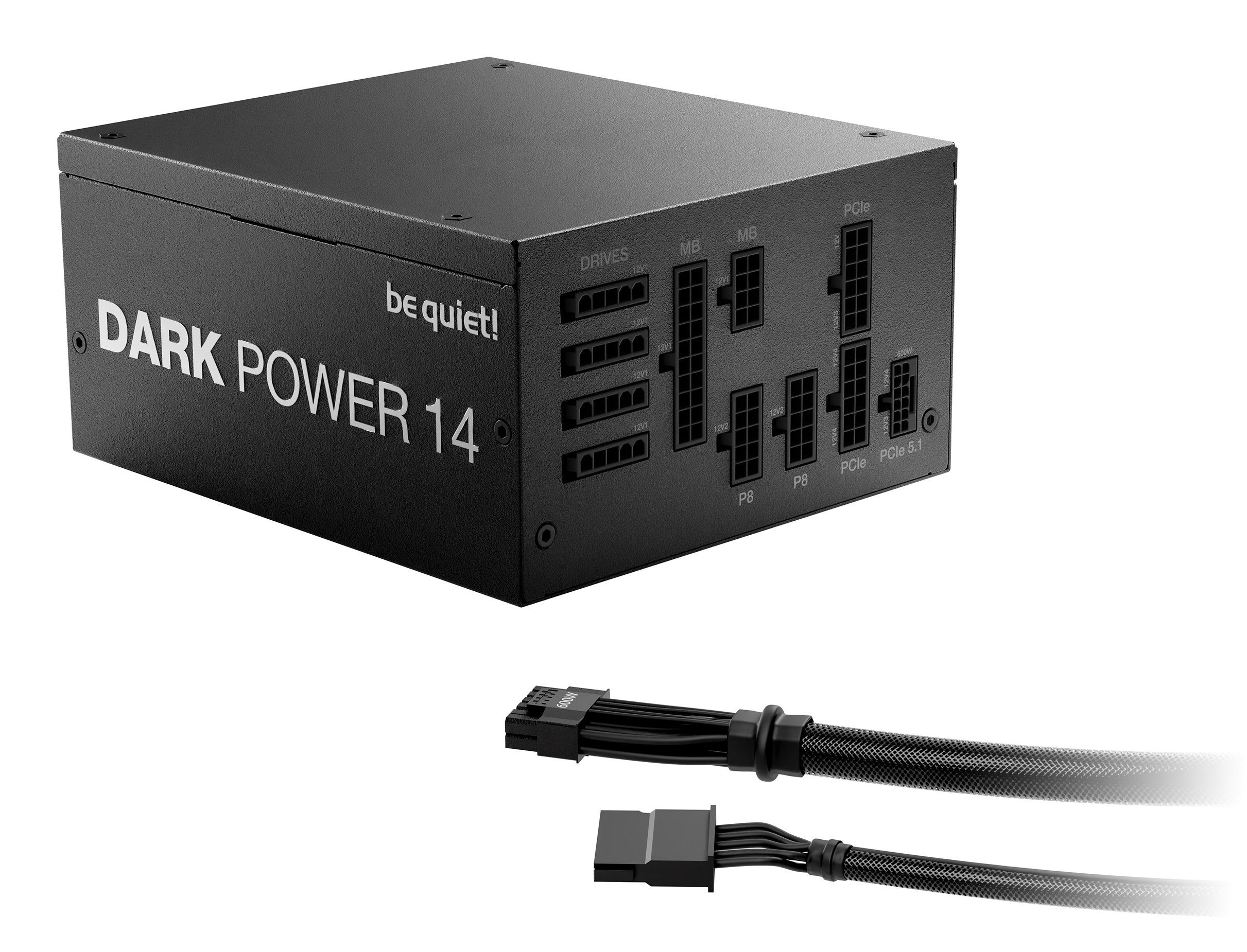 be quiet! Dark Power 14 1000 W - 80 Plus Titanium power supply unit 20+4 pin ATX ATX Zwart - Afbeelding 3