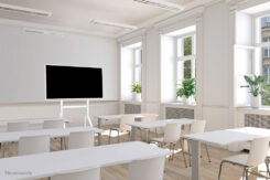 Neomounts FL50-515WH1 Samsung Flip trolley 55-65" - roteerbaar - snelle installatie - Afbeelding 17