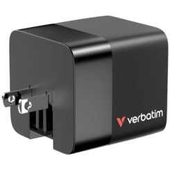 Verbatim GaN Charger 65W Universeel Zwart AC Snel opladen Binnen - Afbeelding 6