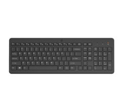 HP Wireless keyboard with 2.4 toetsenbord Thuis RF Draadloos Zwart