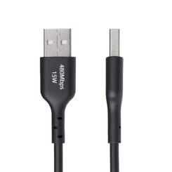 StarTech.com 15cm USB-A naar USB-C Laadkabel, USB-A naar USB Type-C Oplaadkabel, Opladen & Synchroniseren, Fast Charge 3A, USB 2.0 Datakabel, TPE Mantel, Zwart - Afbeelding 3