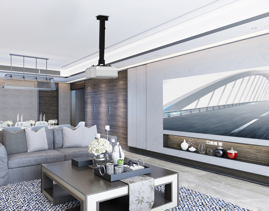 Equip Projector Plafond Wandbevestigingsbeugel, Zwart - Afbeelding 4