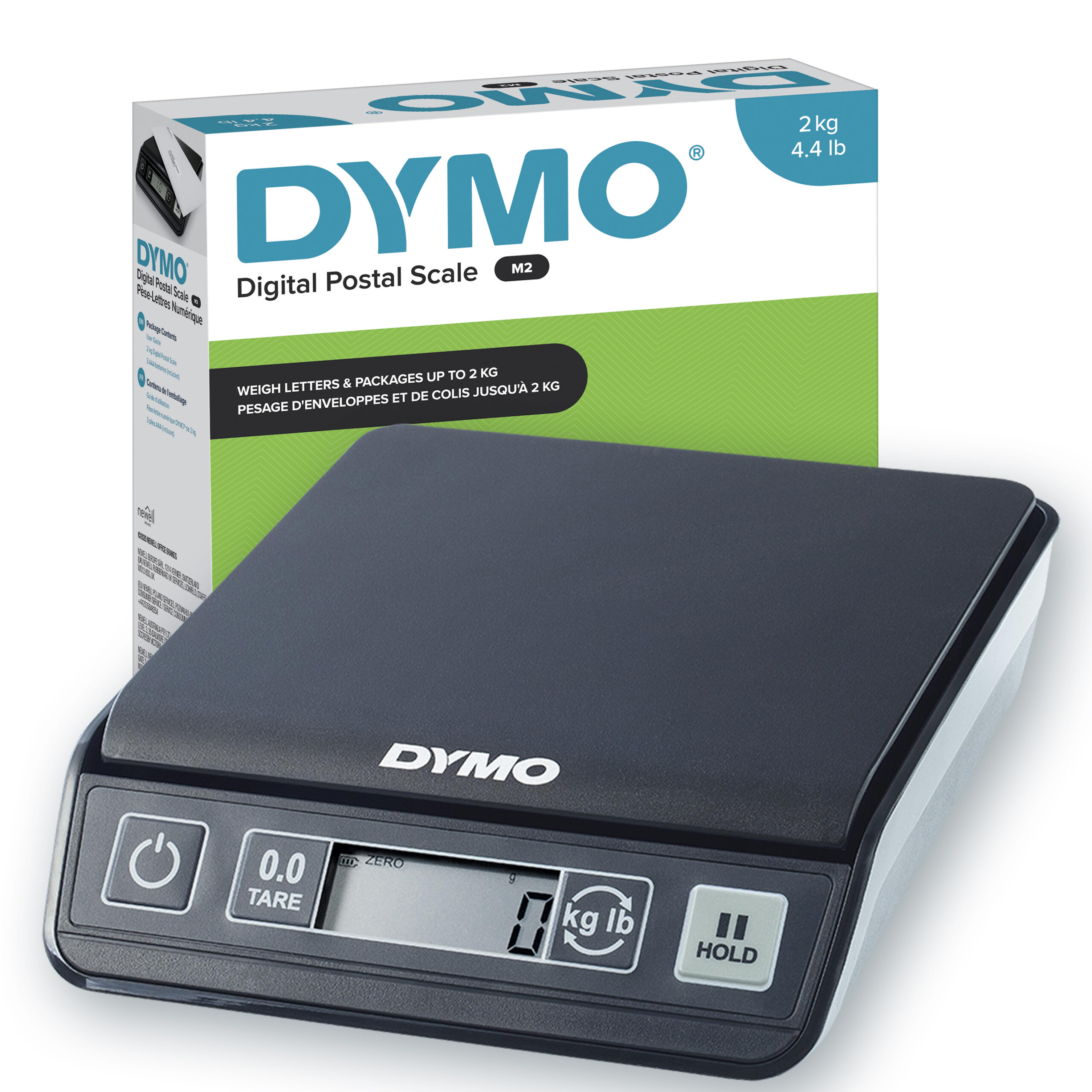 DYMO digitale postweegschalen | tot 2 kg capaciteit | 20 cm x 20 cm