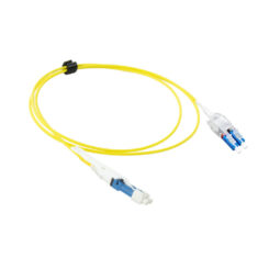 ACT 1 meter Singlemode 9/125 OS2 Polarity Twist uniboot duplex glasvezel patchkabel met CS - LC connectoren - Afbeelding 3