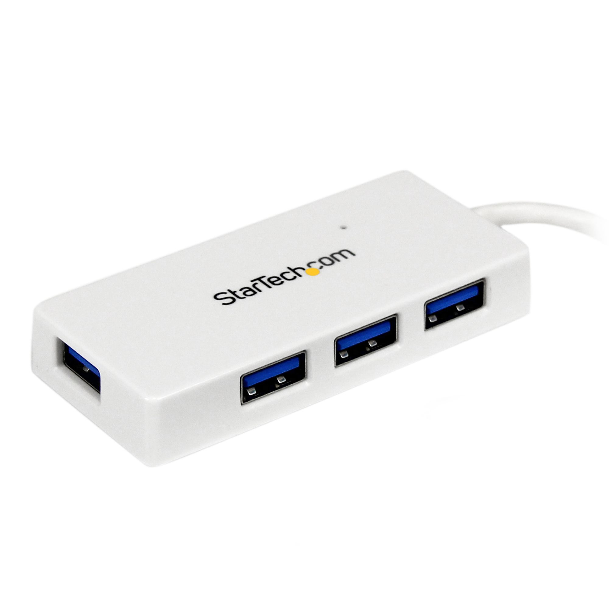 StarTech.com Draagbare 4-poorts SuperSpeed USB 3.0 hub - 5Gbps - wit - Afbeelding 3