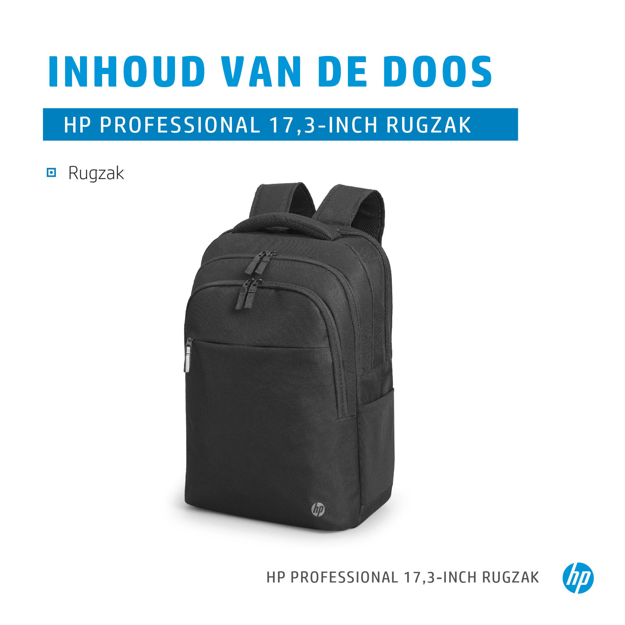 HP Professional 17,3-inch rugzak - Afbeelding 4