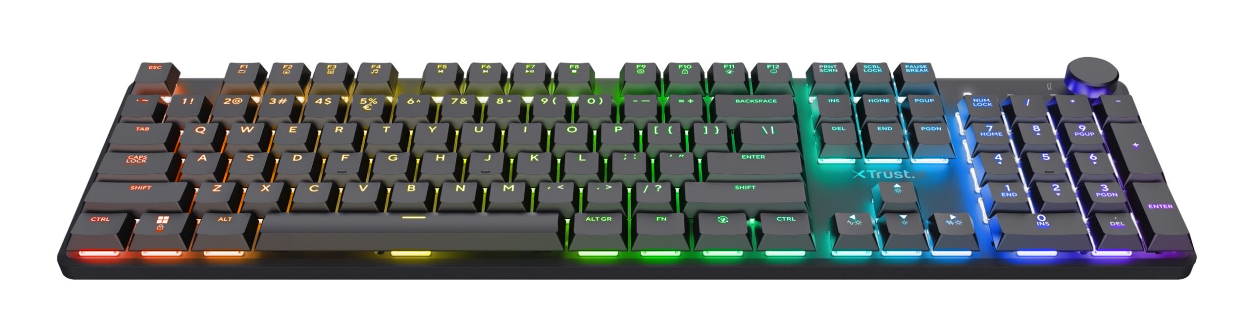 Trust GXT 868 Torix toetsenbord Gamen USB + RF Wireless + Bluetooth QWERTY Amerikaans Engels Zwart - Afbeelding 3