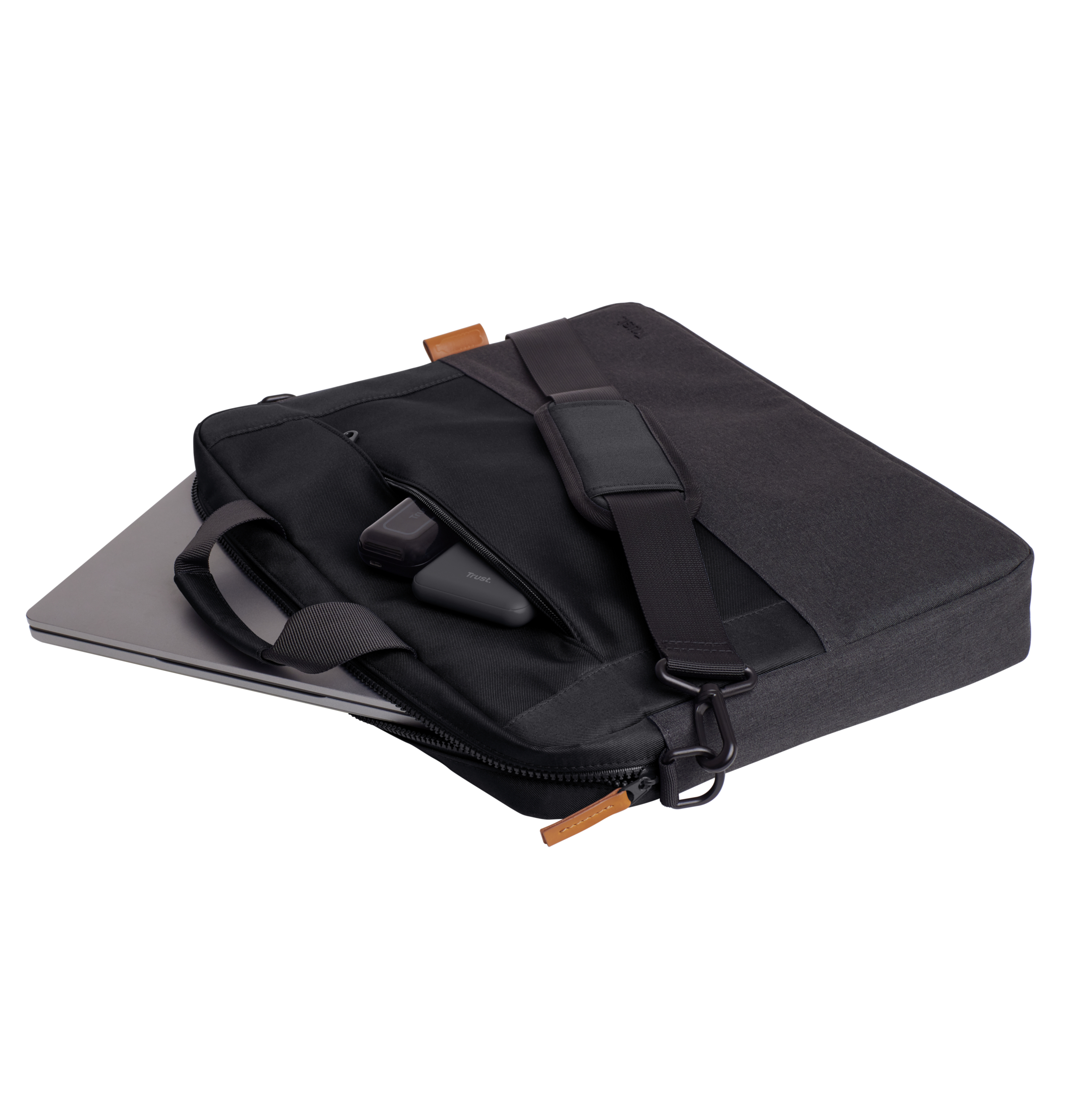 Trust Lisboa Rugzak 16 inch - Laptoprugzak – Voor laptops tot 16 inch – Zwart - Afbeelding 4