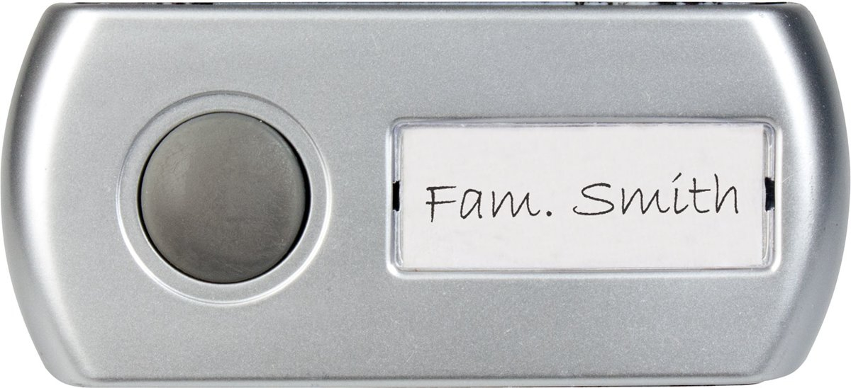 ADB-17 Alecto Draadloze Deurbel Black/Silver - Afbeelding 4