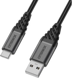 OtterBox Nylon Braided Charge/Sync Cable USB-C 2m Black