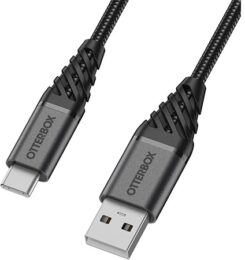 OtterBox Nylon Braided Charge/Sync Cable USB-C 3m Black