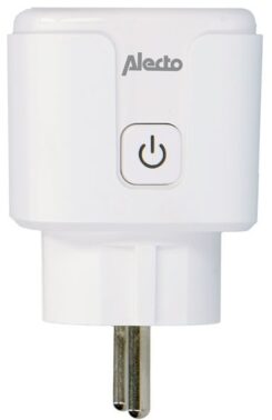 Alecto Smart WiFi Power Socket + Power Meter White