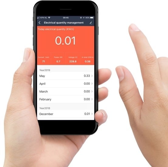 Alecto Smart WiFi Power Socket + Power Meter White - Afbeelding 2