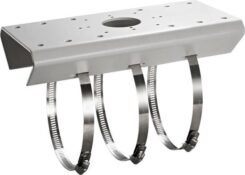 Hik white Stainless Steel 127x46x250mmDiameter of clamp: 67-127mm 1205g