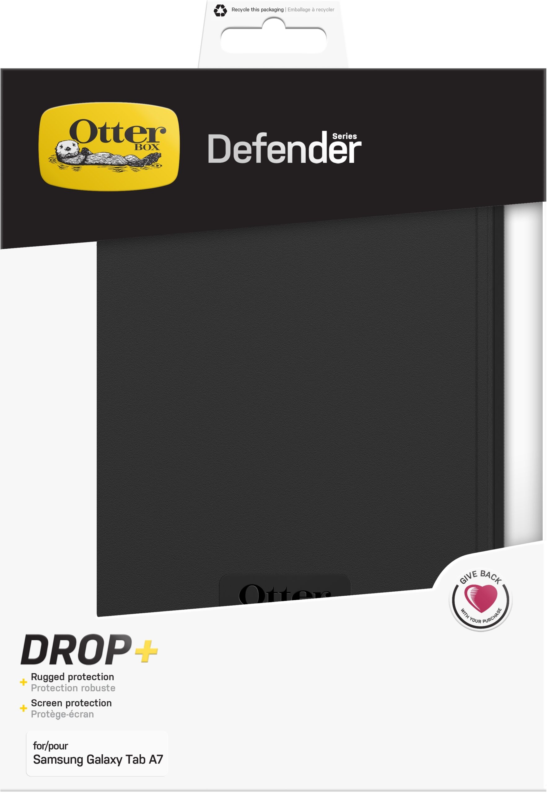 OtterBox Defender Series Samsung Galaxy Tab A7 10.4 (2020/2022) Black - Afbeelding 3