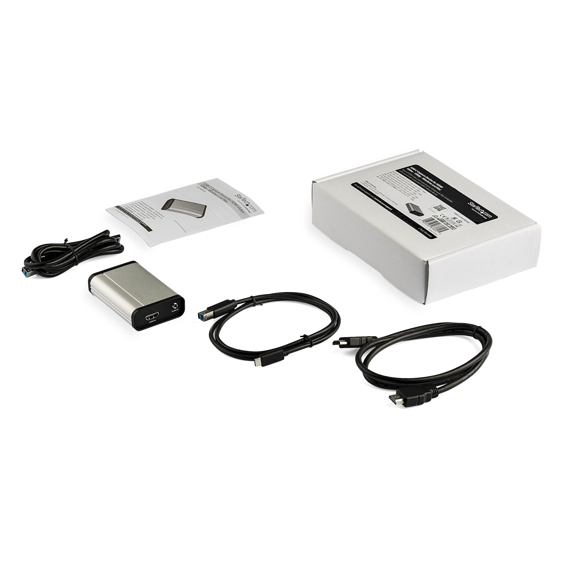 StarTech.com HDMI USB-C Video Capture Apparaat 1080p 60fps - UVC - Externe USB 3.0 Type-C Recorder/Live Streaming - HDMI Audio/Video Grabber - Werkt met USB-C/USB-A/Thunderbolt 3 - Afbeelding 7