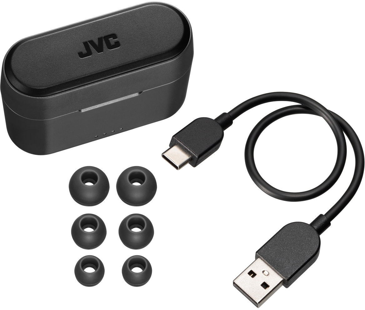 JVC HA-A9T Headset True Wireless Stereo (TWS) In-ear Oproepen/muziek Bluetooth Zwart - Afbeelding 5