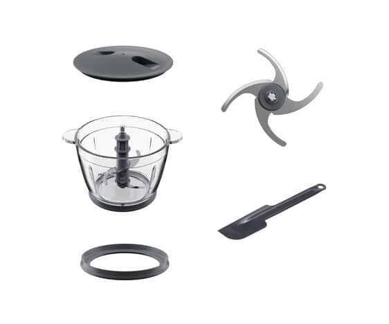 Kenwood CHP62.400SI elektrische hakmolen 0,6 l Zilver - Afbeelding 8