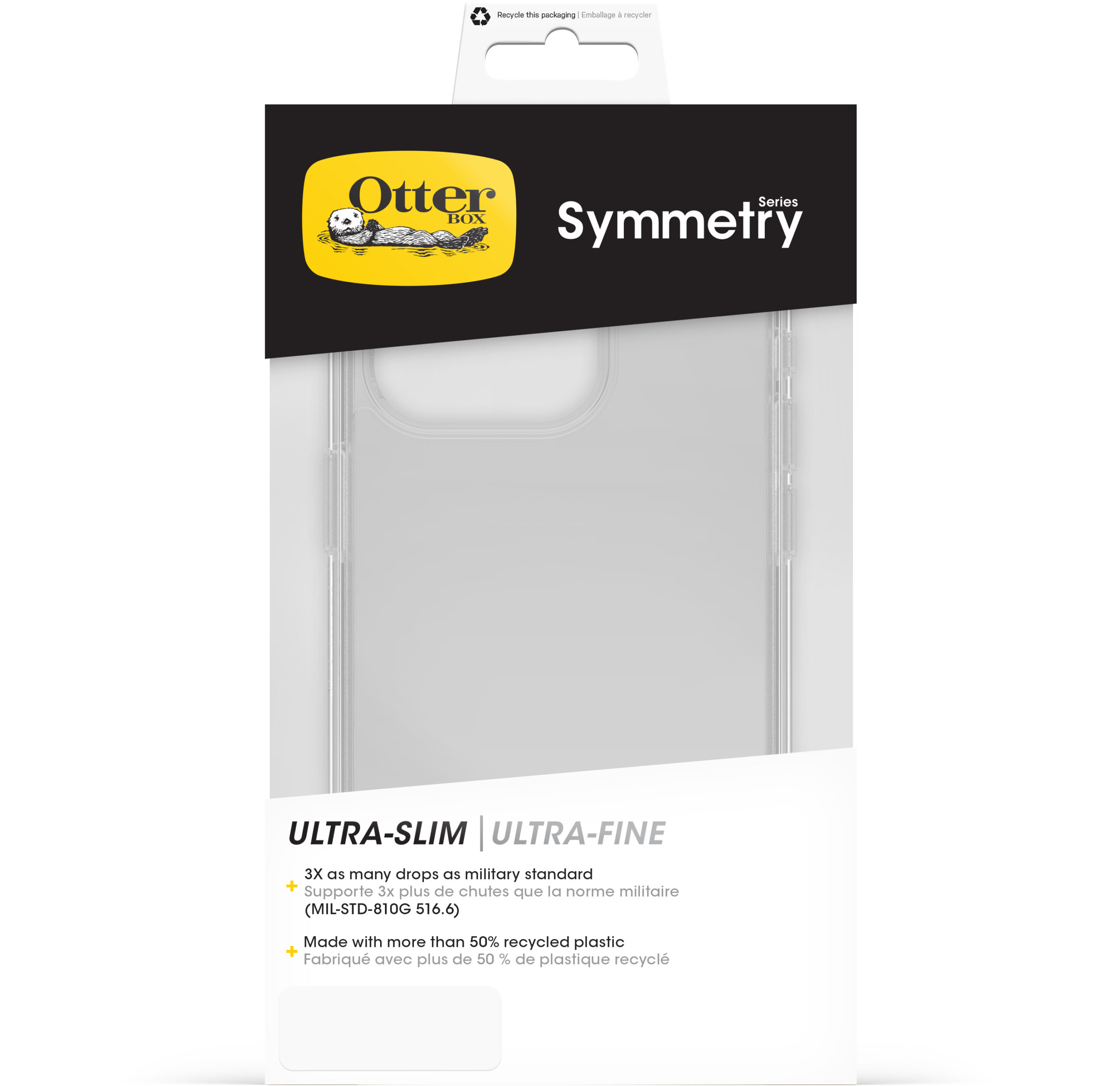 OtterBox Symmetry Clear Case Apple iPhone 15 Pro Clear - Afbeelding 4