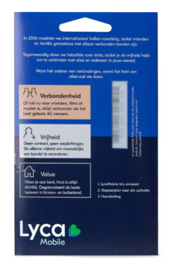 Lycamobile Holland Plan Unlimited