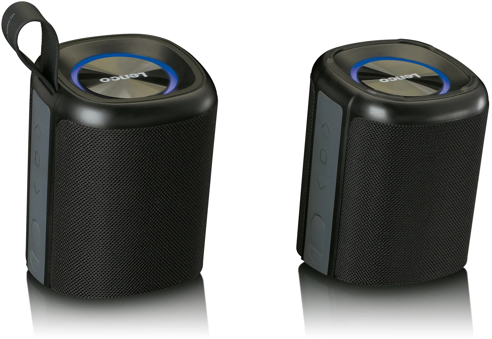 BTP-400BK Lenco 2-in-1 Stereo Bluetooth Speaker Black - Afbeelding 4