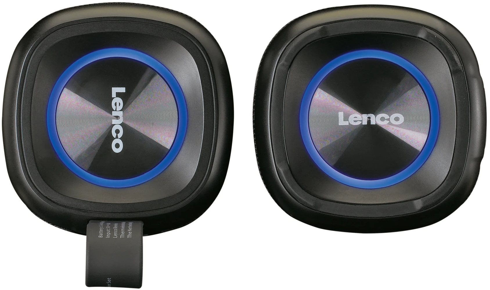BTP-400BK Lenco 2-in-1 Stereo Bluetooth Speaker Black - Afbeelding 5