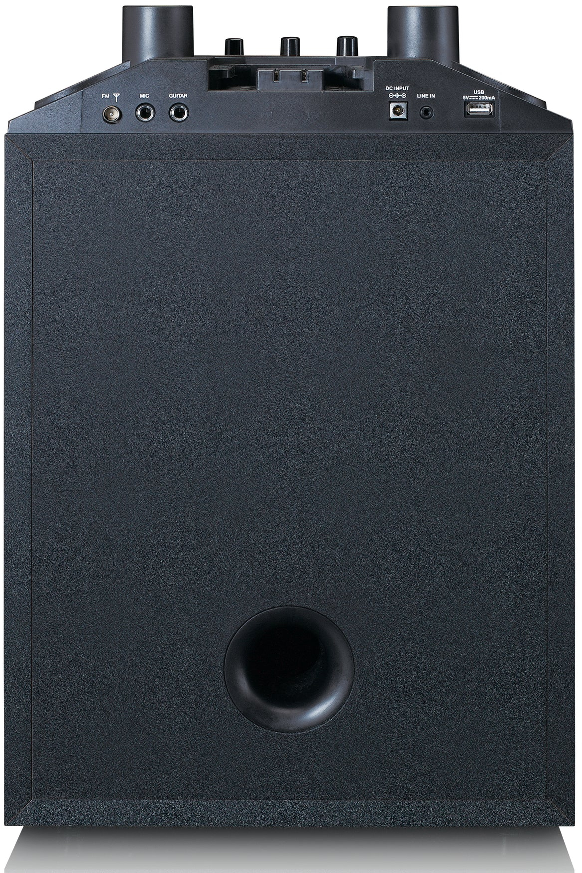 PA-220BK Lenco Bluetooth Party Speaker + Remote + 2 Microphones Black - Afbeelding 4