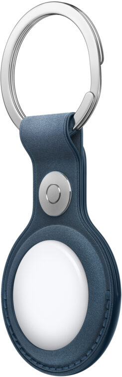 MT2K3ZM/A Apple Airtag FineWoven Key Ring Pacific Blue