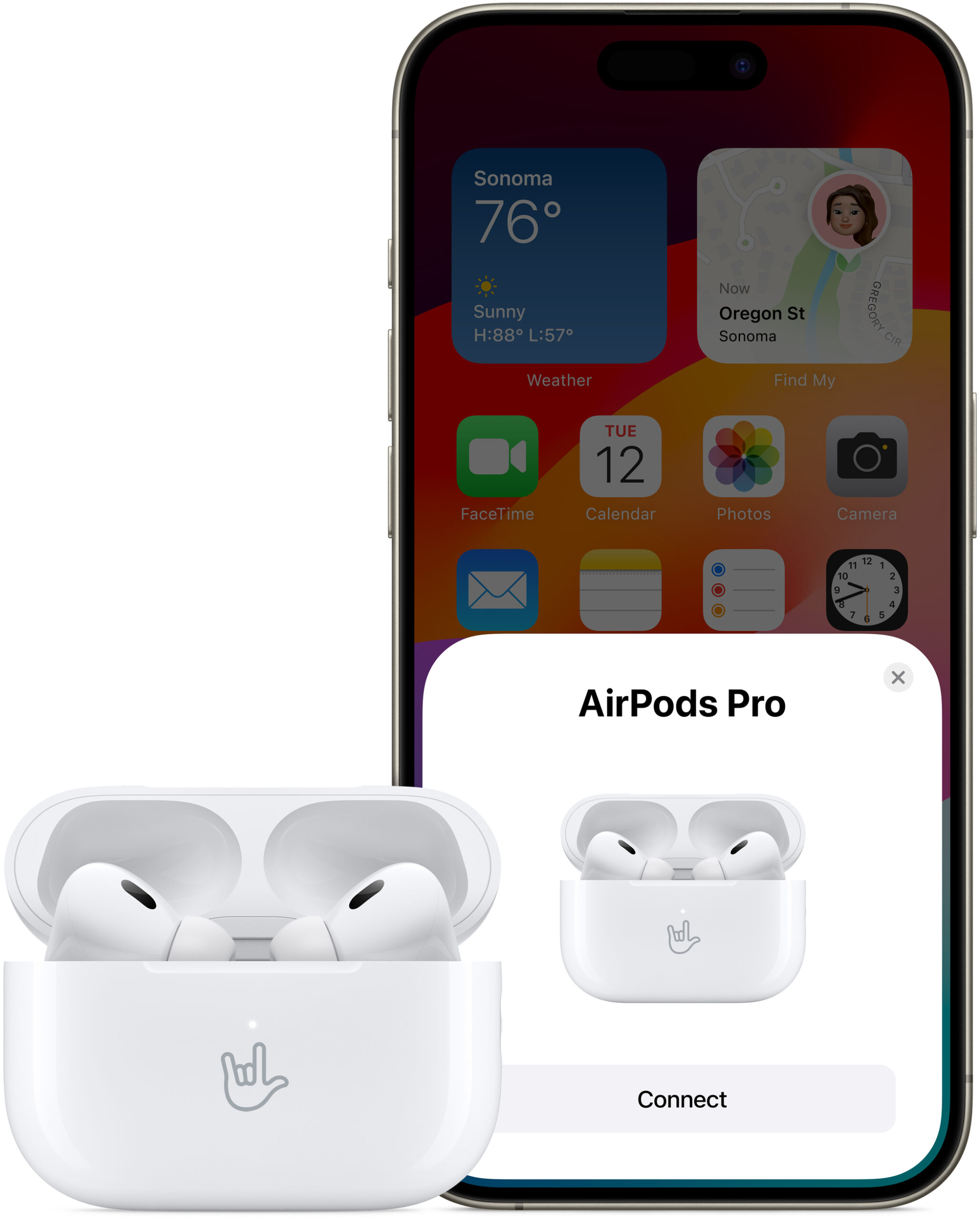 MTJV3ZM/A Apple AirPods Pro (2nd Gen) Wireless Stereo Headset + MagSafe + USB-C Charging Case White - Afbeelding 6