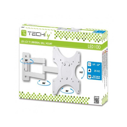 Techly ICA-LCD-2903WH tv-bevestiging 94 cm (37") Wit - Afbeelding 4