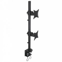 Techly ICA-LCD-350-D flat panel bureau steun 68,6 cm (27") Zwart