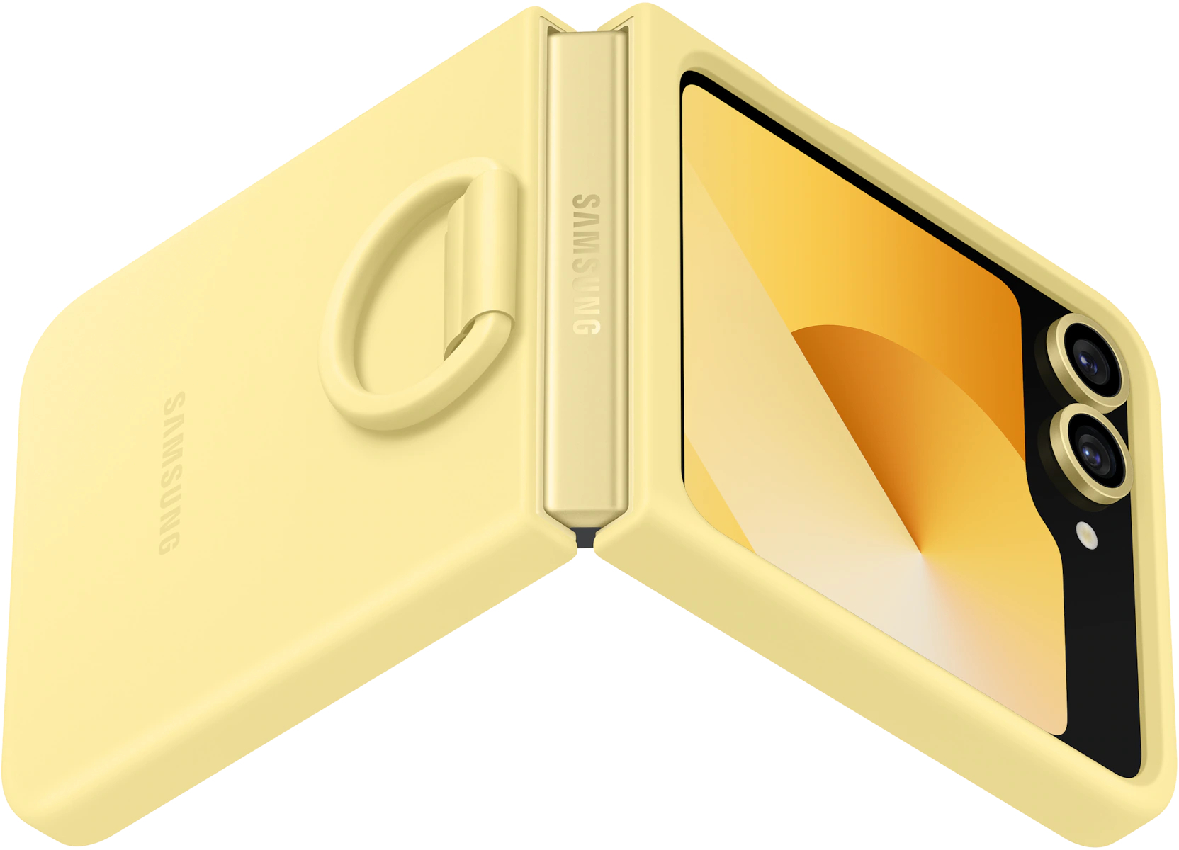 Samsung EF-PF741TYEGWW mobiele telefoon behuizingen 17 cm (6.7") Hoes Geel - Afbeelding 5