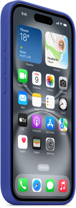 MYY63ZM/A Apple Silicone Case with MagSafe iPhone 16 Ultramarine