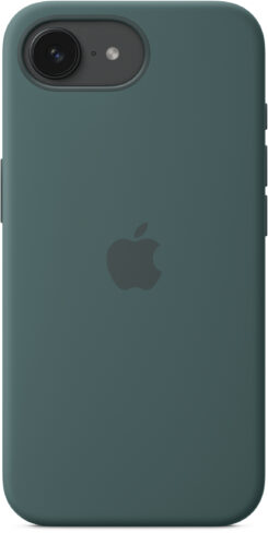 MD3X4ZM/A Apple Silicone Case iPhone 16e Lake Green