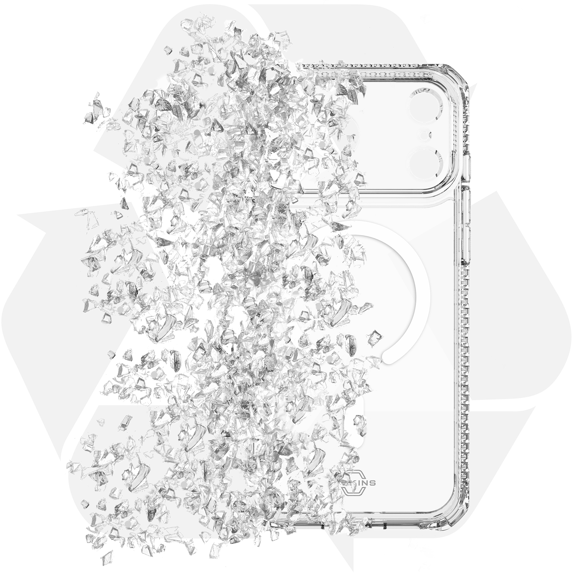 ITSKINS Level 2 HybridMagClear_R for Apple iPhone 17 Pro Transparent - Afbeelding 6