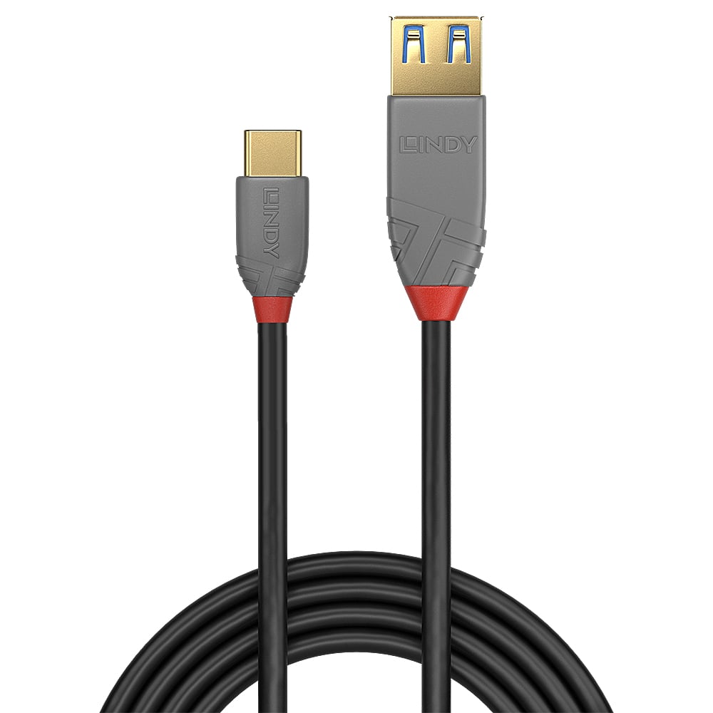 Lindy 36895 USB-kabel USB 3.2 Gen 2 (3.1 Gen 2) 0,15 m USB C USB A 10 Gbit/s Zwart - Afbeelding 3