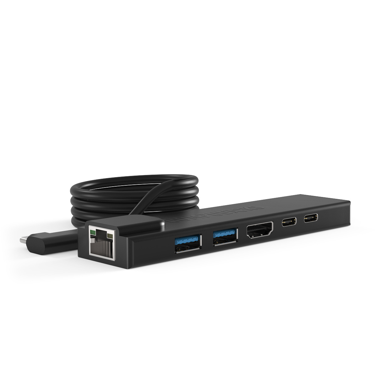 Compulocks HUB01 interface hub USB 2.0 Type-C Zwart - Afbeelding 2