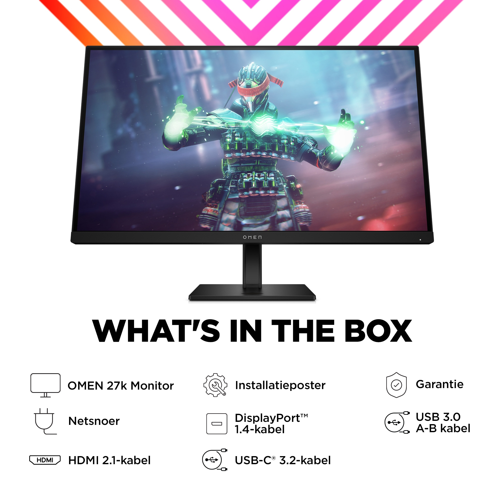 OMEN by HP 27 inch UHD 144 Hz gamingmonitor - OMEN 27k - Afbeelding 13