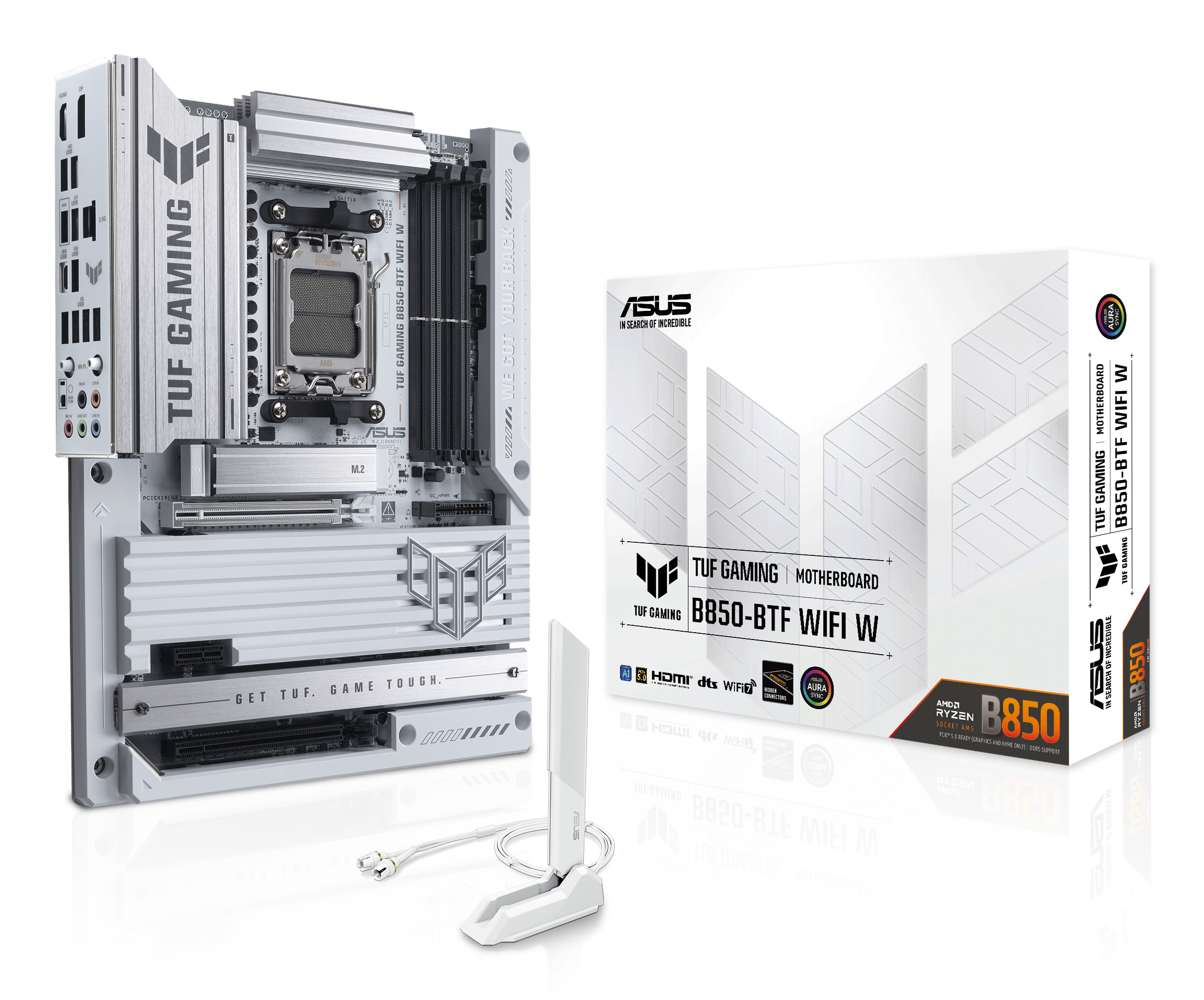 ASUS TUF GAMING B850-BTF WIFI W AMD B850 Socket AM5 ATX - Afbeelding 2